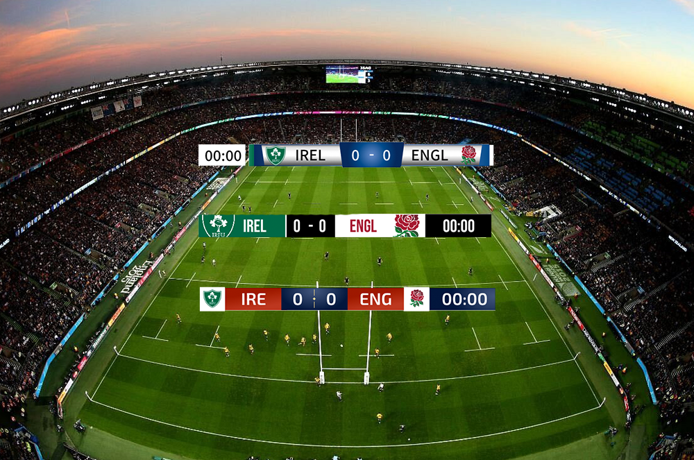 Vip Box Stream Rugby Professional Rugby Scoreboard Overlay - OBScoreboard
