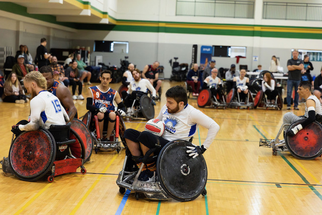 ball on chair, wheel chair rugby ball on chair wheel chair rugby
