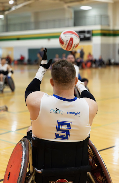 throwing ball wheel chair rugby throwing ball wheel chair rugby