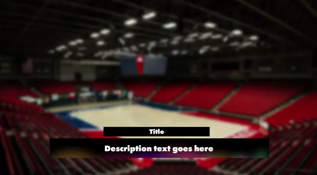 Rainbow Lower Third basketball scoreboard overlay