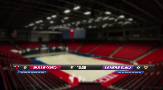 Red Swish basketball scoreboard overlay