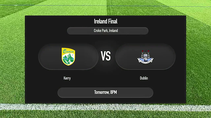 Title Full Screen Black Gray GAA scoreboard overlay