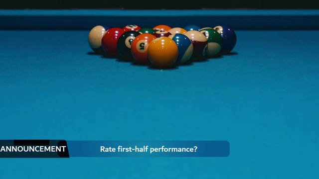 Blue Announcement pool scoreboard overlay