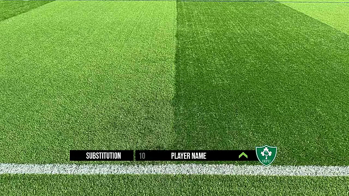 Black Rect Substitution rugby scoreboard overlay