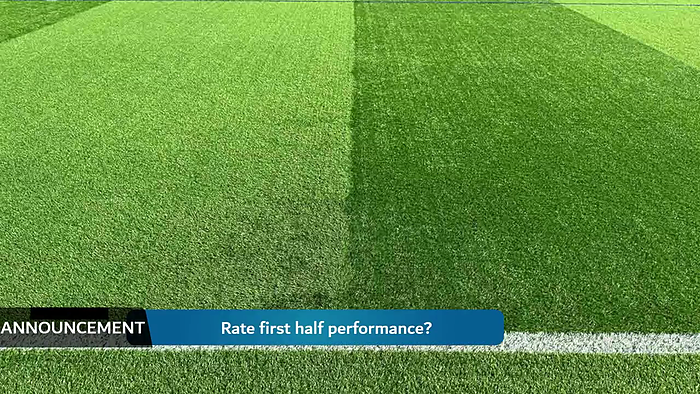 Blue Announcement rugby scoreboard overlay